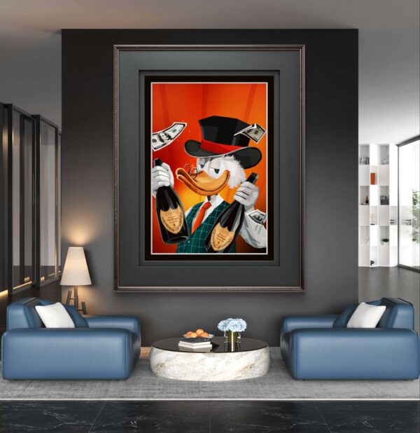 Duck moet chandon dom perignon