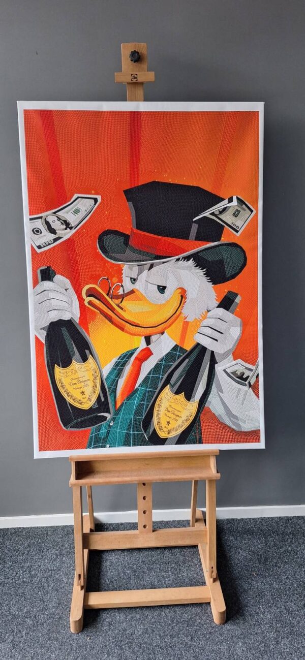 Duck moet chandon dom perignon