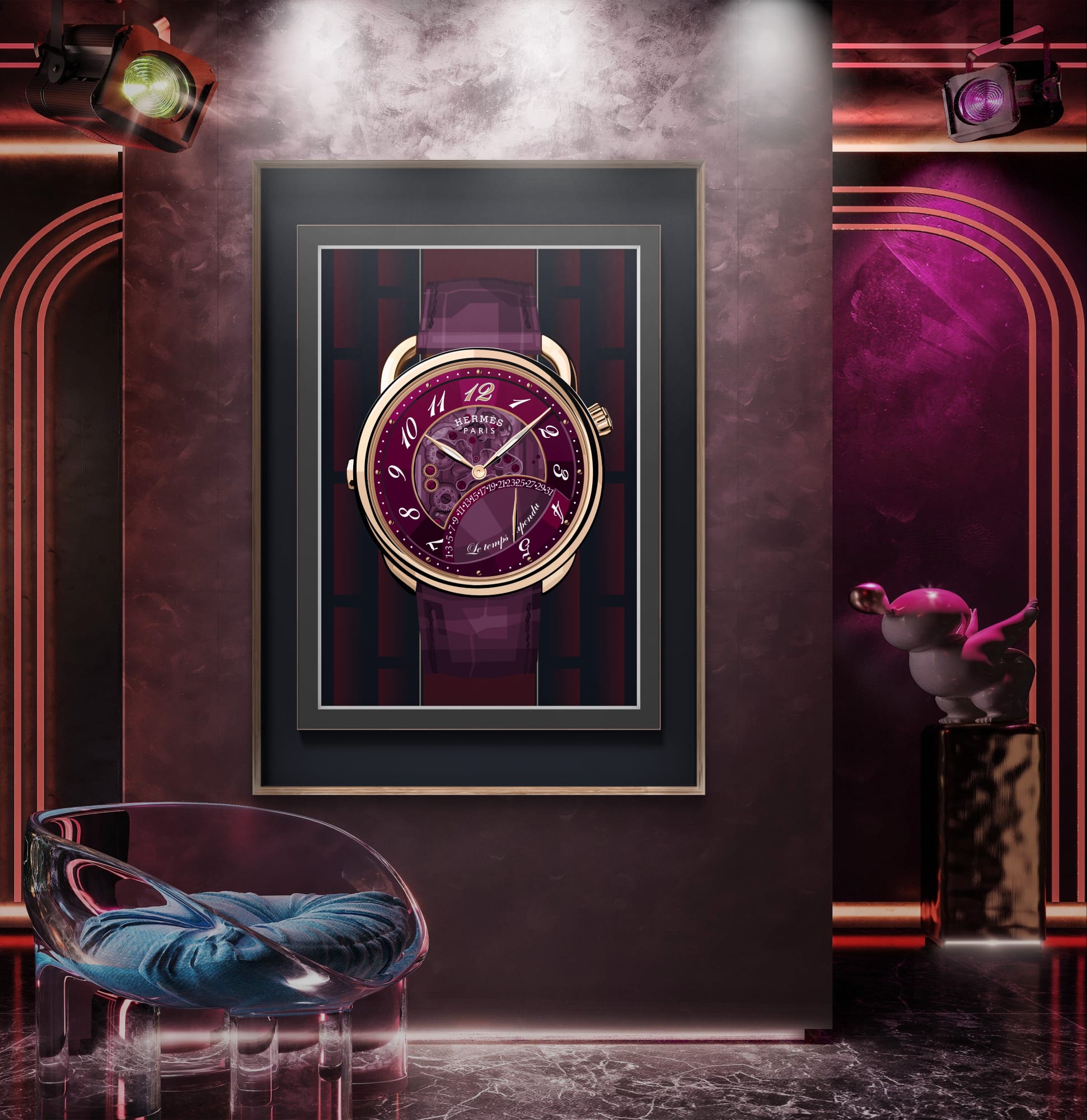 Hermes arceau le temps suspendu