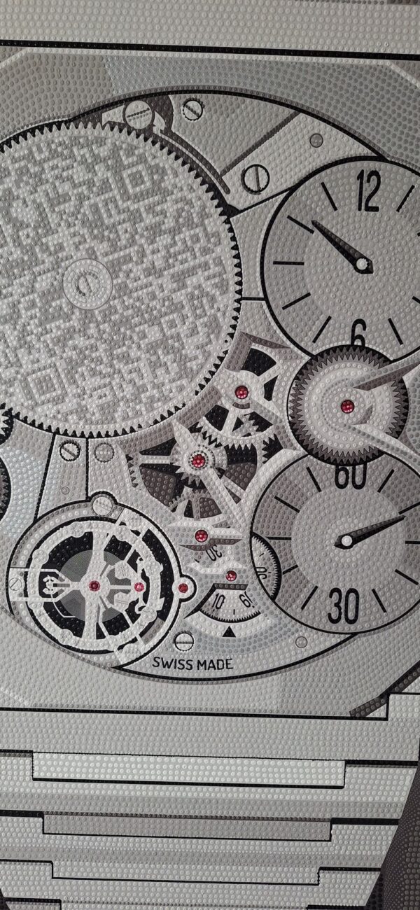 Bulgari Octo silver original 78 x 115 cm