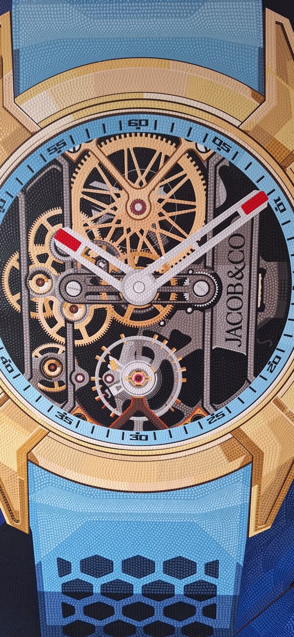 Jacob&co Epic x Skeleton design in frame