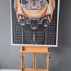 Jacob&co Bugatti Chiron original painting 78 x 115 cm